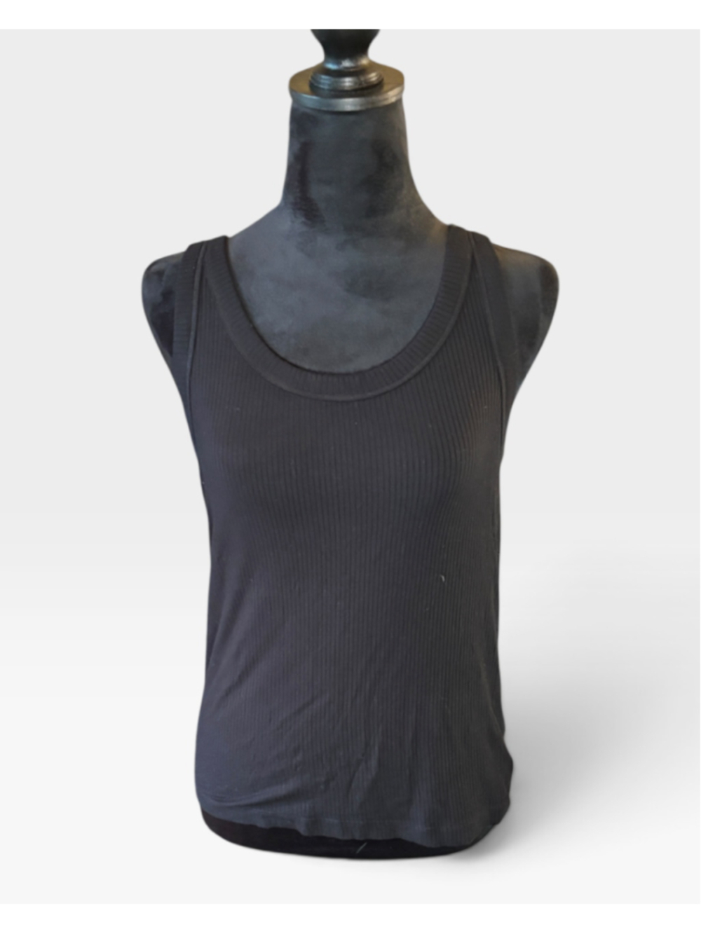 American Eagle Black Soft & Sexy Ribbed Tank Top - Size M (Lot of 2)
